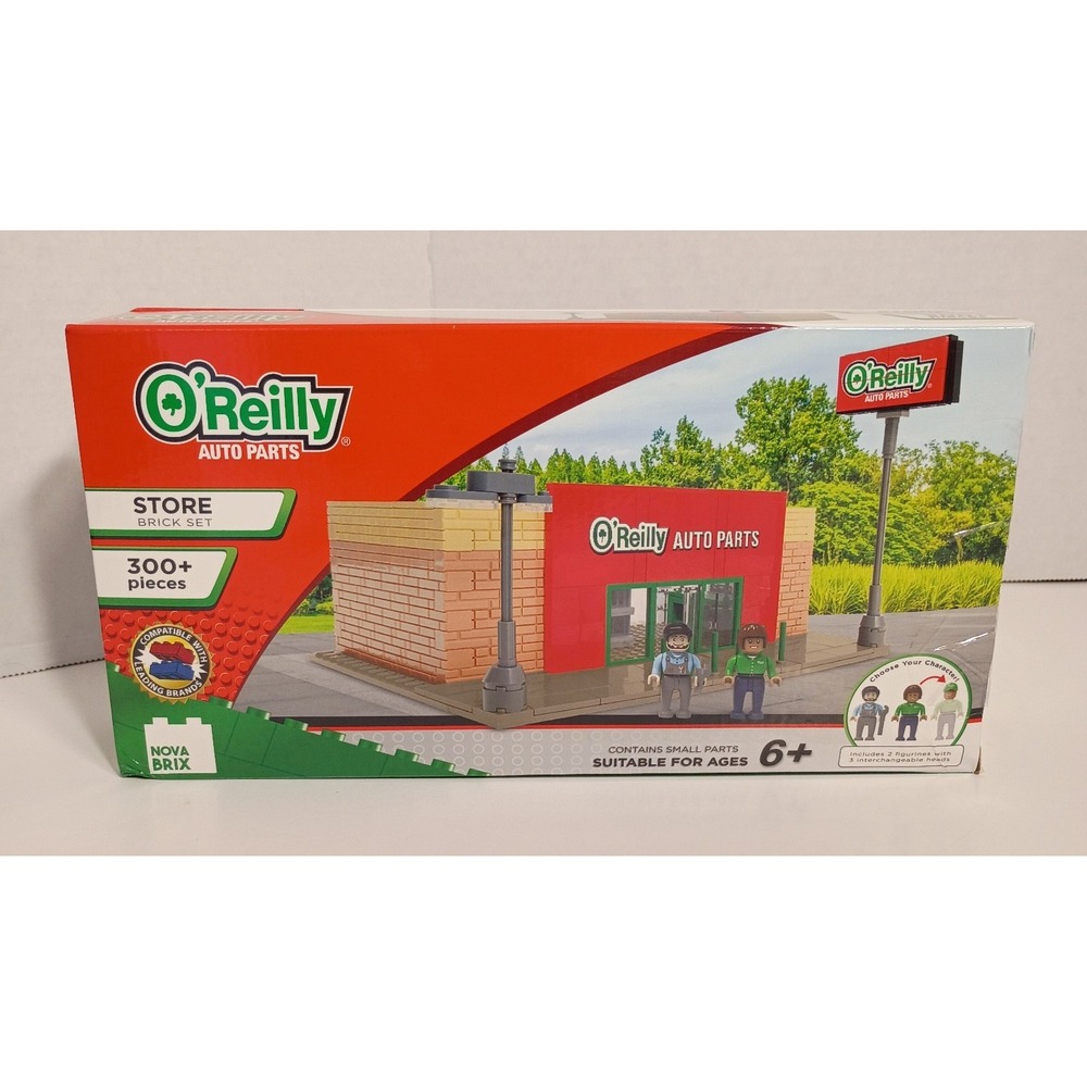 NEW NovaBrix O'Reilly Auto Parts Store Brick Set 300+ Pcs Limited Edition Sealed